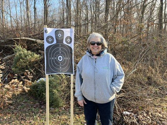 They young lady just qualified for her Maryland carry