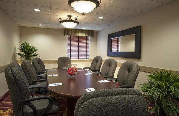 Our Boardroom is perfect for small meetings.