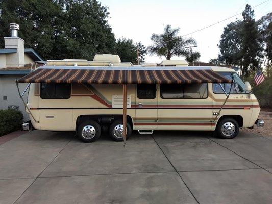 Classic RV title and proper registration after 10 years of storage, no registration ... now fully documented and back in service.