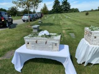 Our elegant display for a funeral