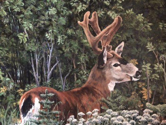 "Out of the Thicket" oil painting