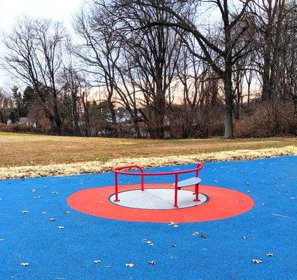 Aston Community Center -- in-ground merry-go-round