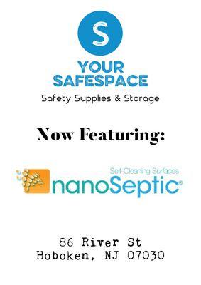 Our Nanoseptic line of products kill bacteria and viruses on cantact, making any surface safe to touch. Best used in high traffic areas.