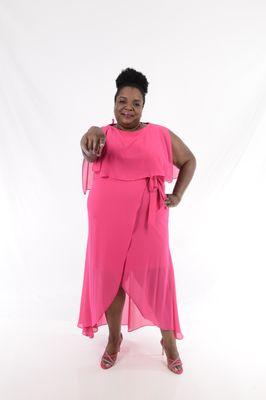 50th birthday photo shoot - dress tailored by Amy's Alterations