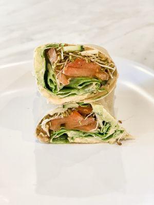 Easy No Carb Vegetable Wrap