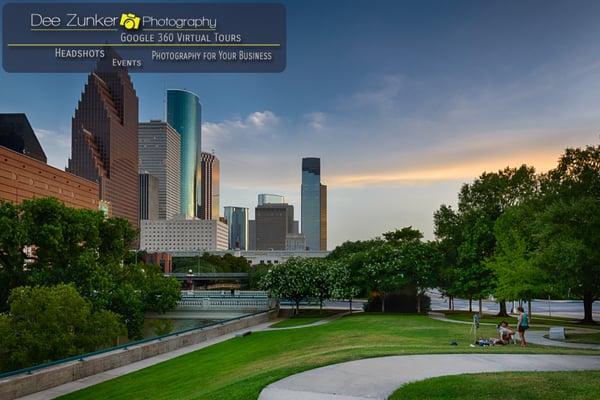 Images available for art and licensing: Houston at Sunset