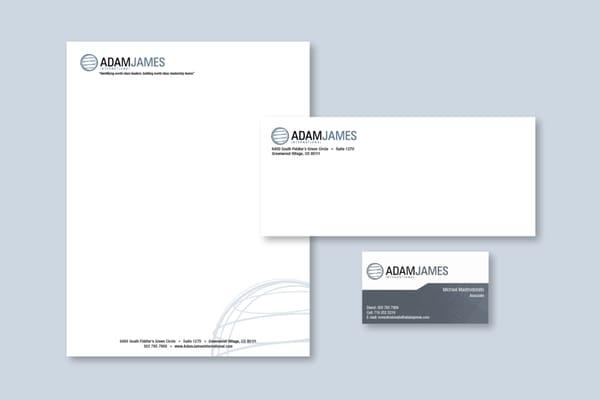 Business cards, letterhead, envelopes