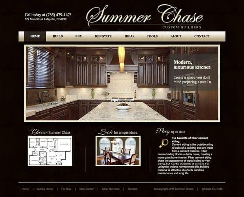 SummerChase Custom Homes Website