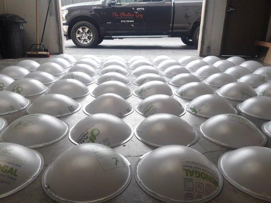 Plastic Domes for security cameras