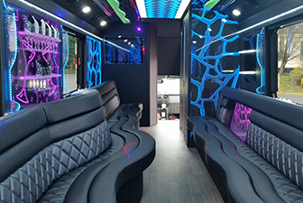 24 Passengers Party Bus  w/Bathroom