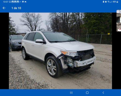 Need bumper ford edge 2014