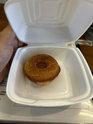 They gifted me a healthy donut for a later snack