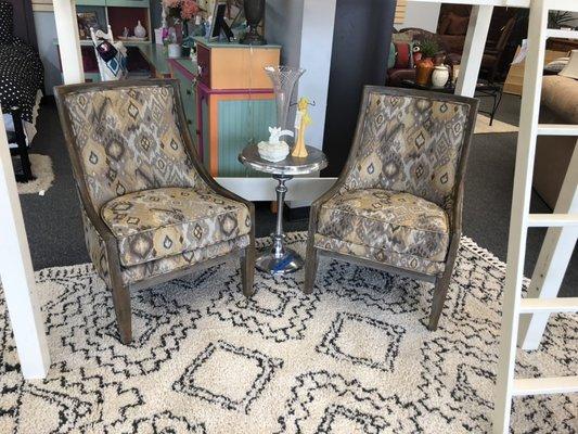 Nice selection of accent chairs available.