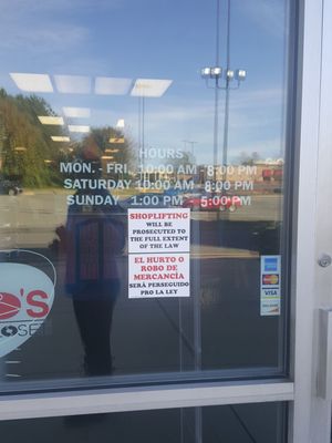 Its 10:06 they are closed, i walk away and she says "did I need to come in?" Really. Idiot. You are a store... I thought?