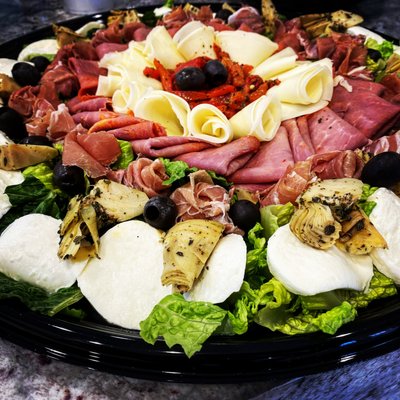 Cold antipasto platter.