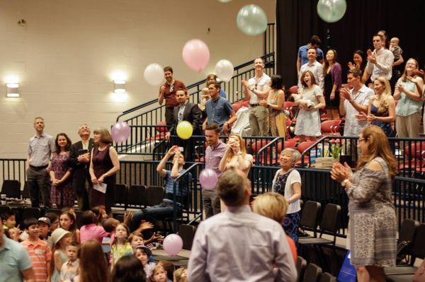 2017 Easter Sunday Balloon Drop