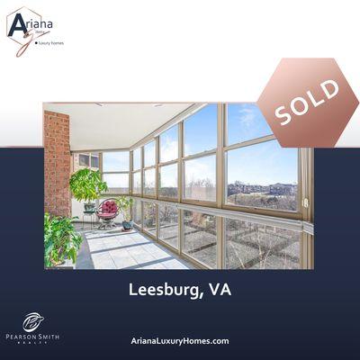 SOLD IN LEESBURG VIRGINIA