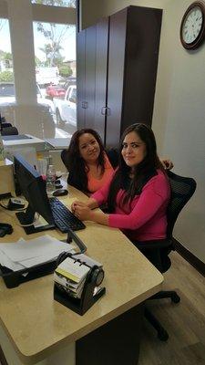 The front desk Ladies are friendly and helpful in setting up your appointments around your personal schedule.