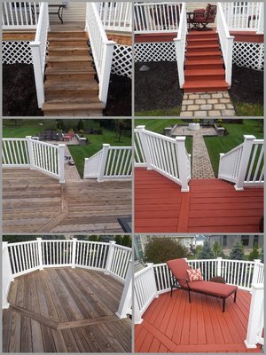 Wow what an improvement! Let us give your outdoor space an update for your summer parties.