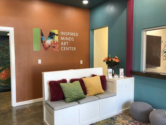 Inspired Minds Art Center lobby