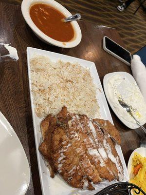 Lemon Chicken Cream Chop Dinner