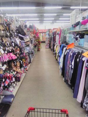 Clothes aisle