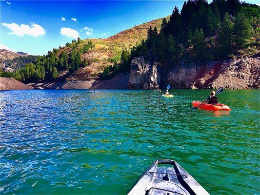 Causey Reservoir Kayaking