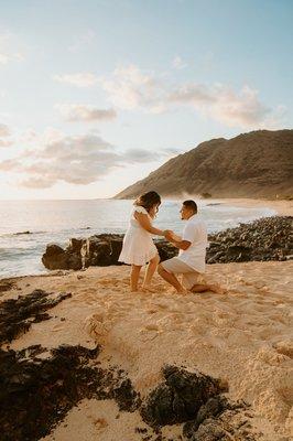 Surprise proposal Oahu