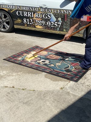 Step 9 - How to Clean a Oriental Rug