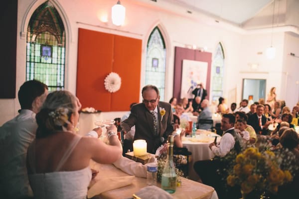 Our "sweetheart table" to face our guests.
Photo courtesy of http://www.thewayfarers.co/