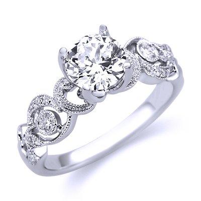 Parade diamond engagement ring available at Andrews Jewelers.