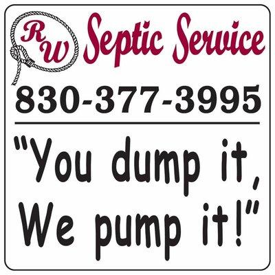 We pump septic as well.