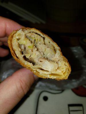 Chens egg roll. Chicken? Veggie? No idea.