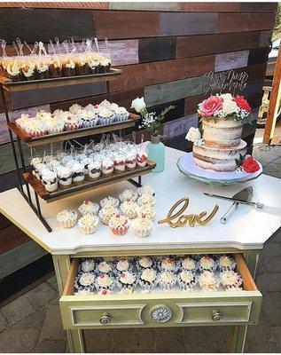 Wedding dessert table