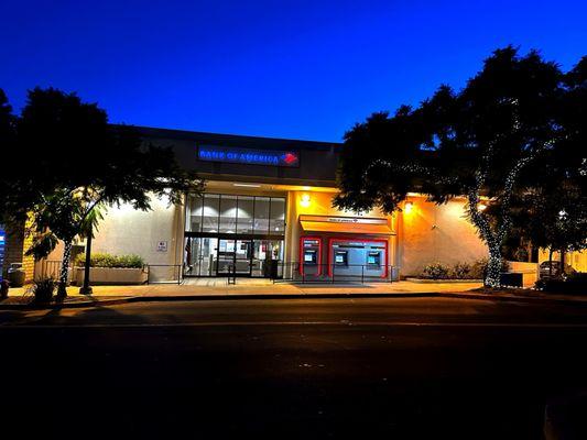 On Honolulu Ave just west of Ocean View. THREE walk up ATMs in front.