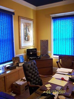 Cliff Homesley's office in the historic Isaac Harris House, home of Homesley & Wingo Law Group, PLLC