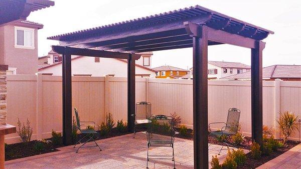 We specialize in patio covers, free standing or attached. We will help you build your cover completely.