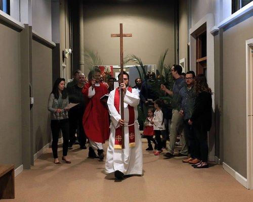 Palm Sunday procession