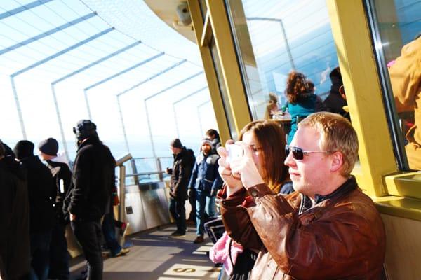 Sunny day at the Space Needle