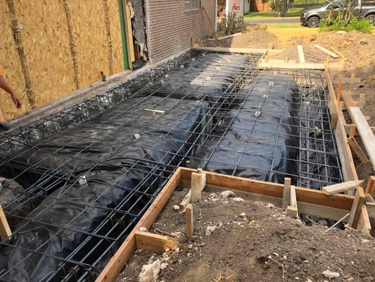 Addition ready to pour