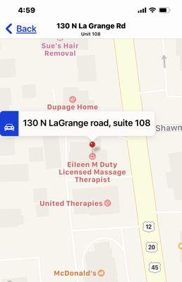 Parking is available in our lot just North of Ogden Avenue on the Westside.