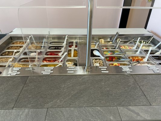 Toppings bar