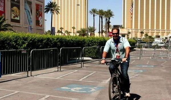 The Owner, Edward G. at the 20014 Interbike convention in Las Vegas.