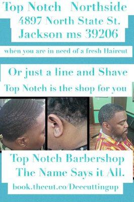 Top Notch 4897 North state St. Jackson ms 39206