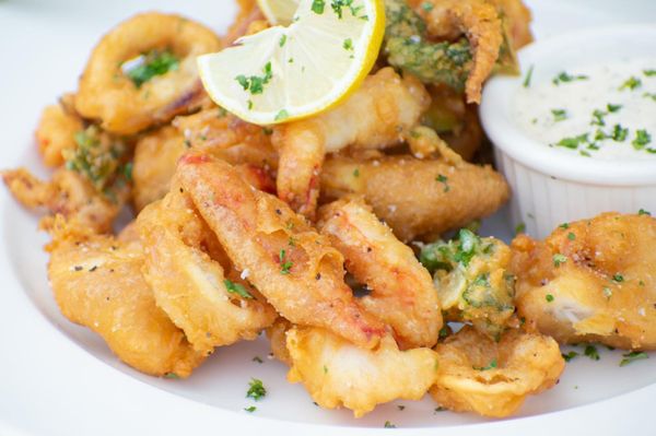 Frutti de Mare Fritti  Snapper | Grouper | Shrimp | Calamari | Lemon Caper Aioli