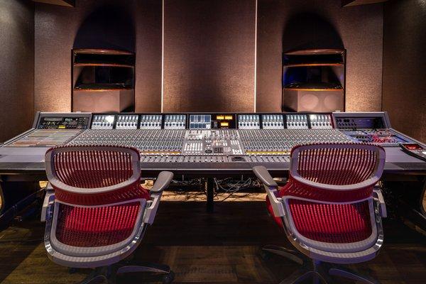 SSL Duality and the Ocean Way HR2's at Noisematch Studios.