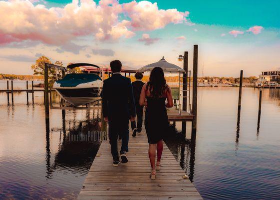 Who needs a car when you can take a boat out to dinner?