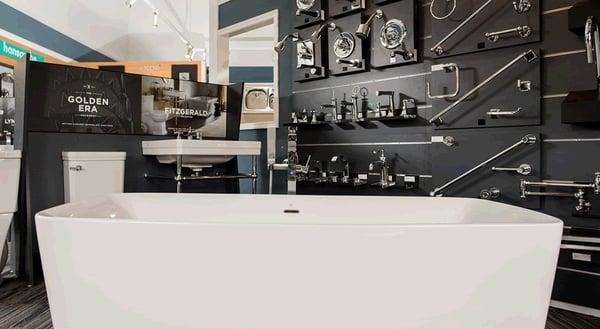 Beautiful Showroom with many plumbing fixtures to see and experience!