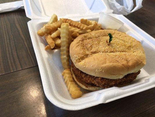 Tenderloin and fries