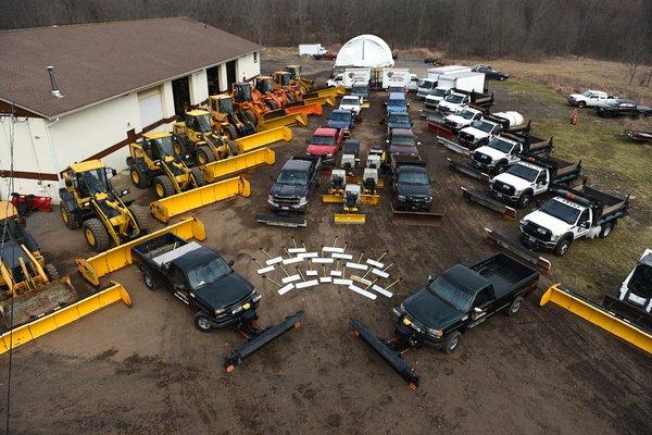 Our fleet is ready for your snow removal needs.